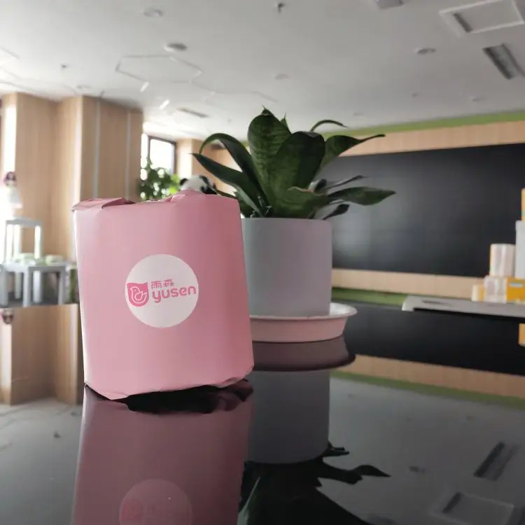 100% Virgin Bamboo Pulp Biodegradable Soft Toilet Paper Bathroom Small Roll Toilet Paper