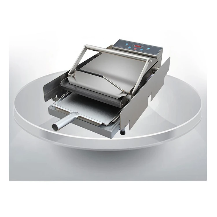 
Commercial Electric Burger Patty Making Machine Toaster Bread Heating Machine 
