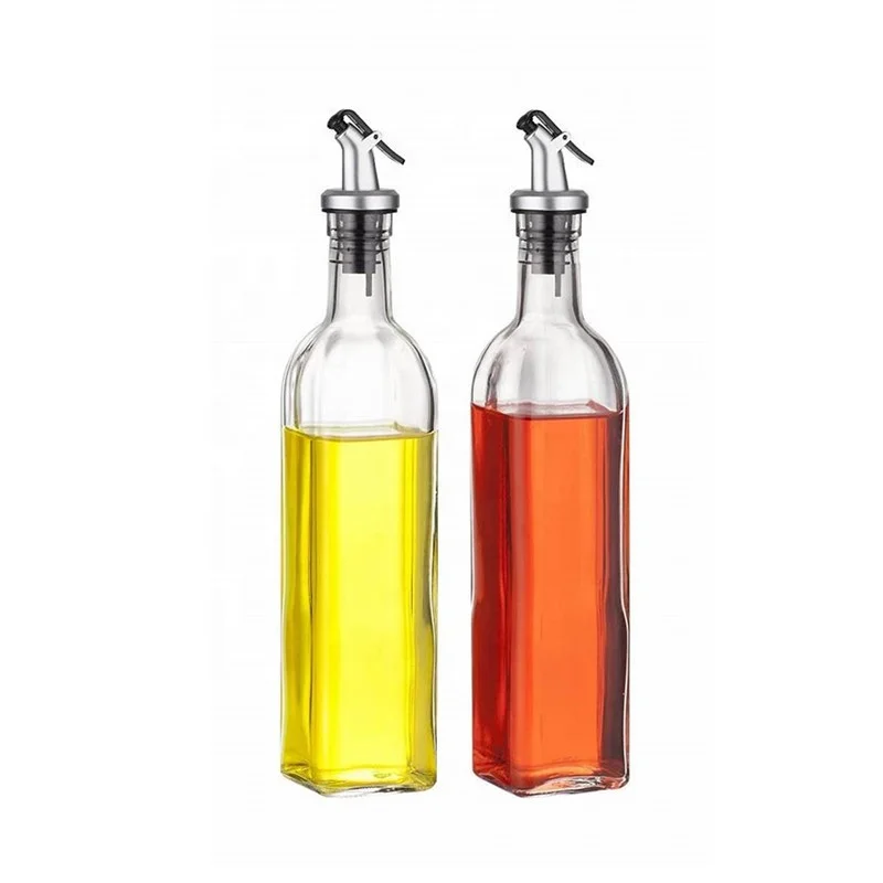 high quality kitchen new style dispenser fashionable glass olive food gold cooking oil dropper bottles