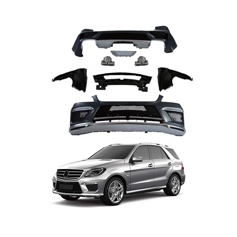 GBT Quality  Popular Products 2022 Facelift Body Kit For 2012-2014 ML63 W166 Mercedes Benz ML350 Accessories Bodykit