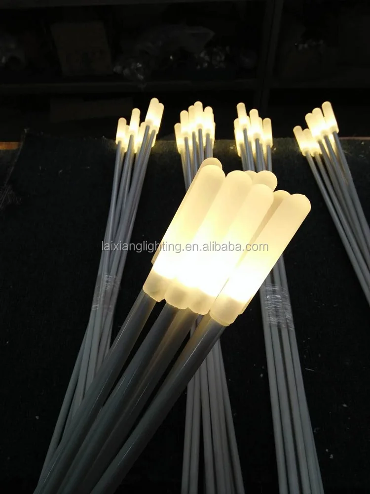 DC12 V warm white acrylic bar stainless pipe waterproof LED Reed Bionic Lamp