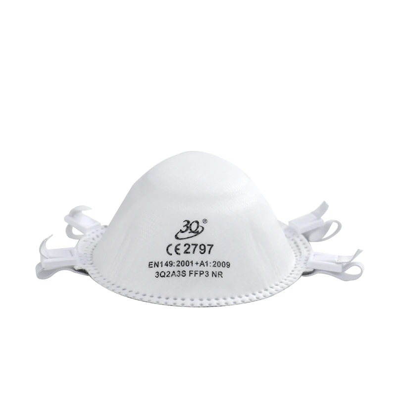 FFP3mask Filter Particalur Respirator Mascherine EN149 with Adjustable Headstraps for Industrial construction work FFP3 Mask