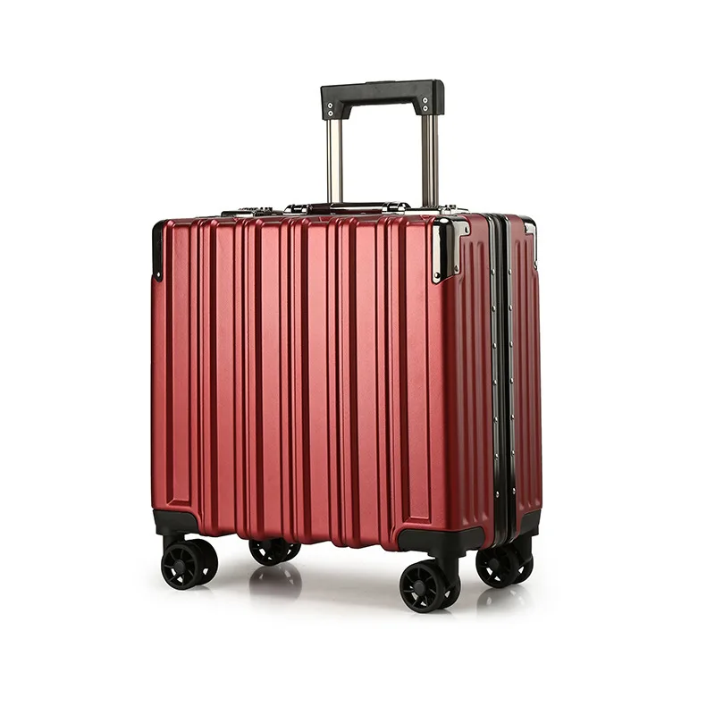 High Quality Luxury Aluminum Suitcase with trolley luxury Carry On Spinner Hard Shell Metal Suitcase Lightweight with TSA Lock