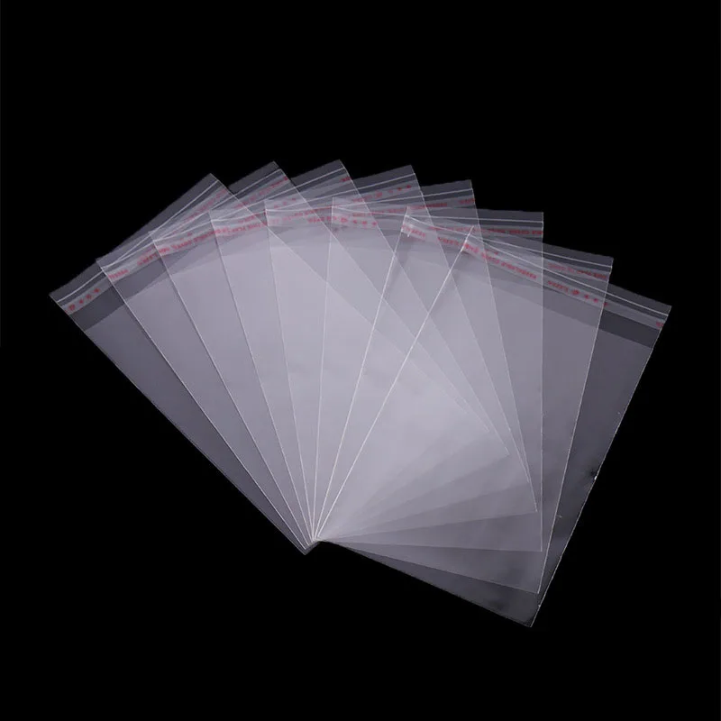 custom self sealing adhesive clear plastic opp poly bags packaging opp bag