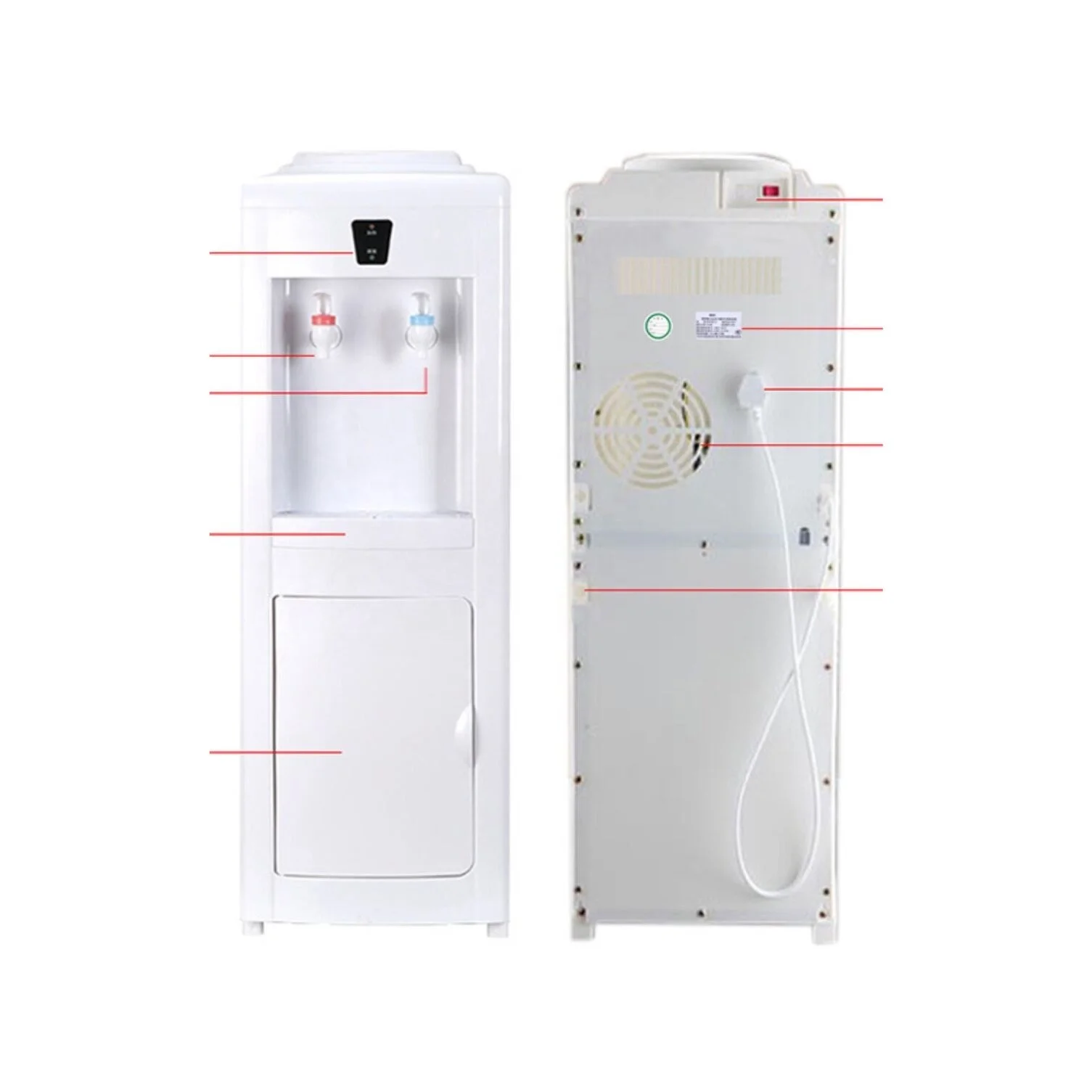 Best sale Freestanding Cooling Hot Warm Water Dispenser Cover Water Cooler