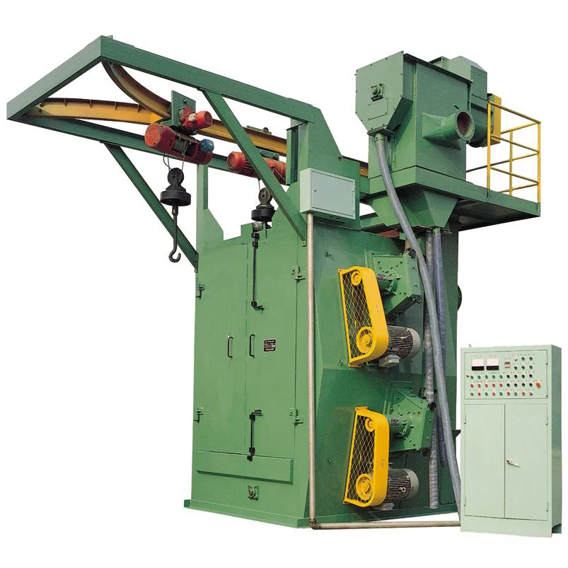 Hook type shot blasting clear machine