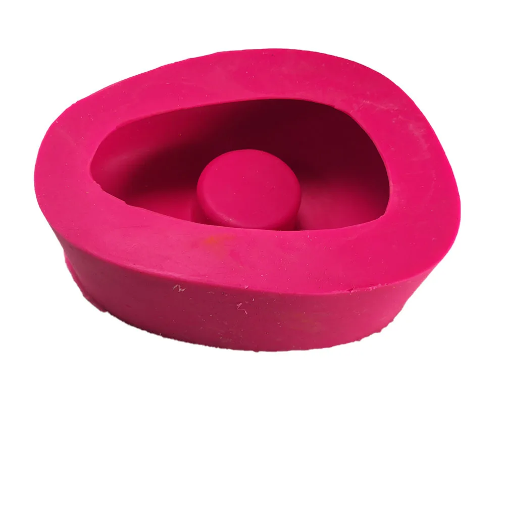 HY Irregular Egg Shape Silicone Mold Resin Clay Concrete Pot Mold For DIY Candle Handle Cement Pot Home and Garden