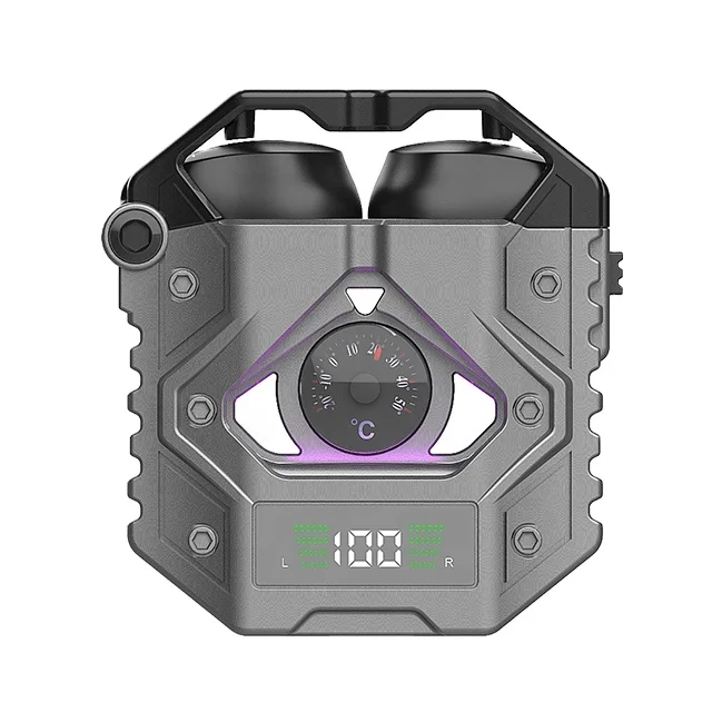 Digital Display Low Latency In-ear Stereo Sport Gaming TWS Earbuds with 2 MIC ENC