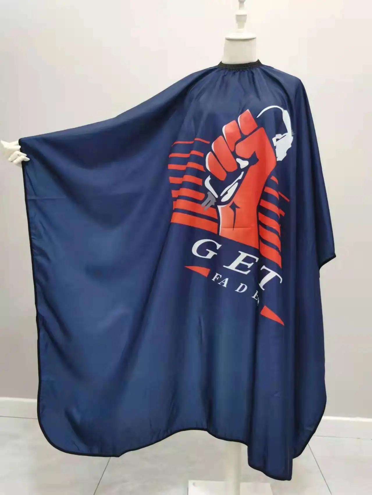 New Design Hair Salon Cape Polyester Pongee for hairdressing barber cutting cape