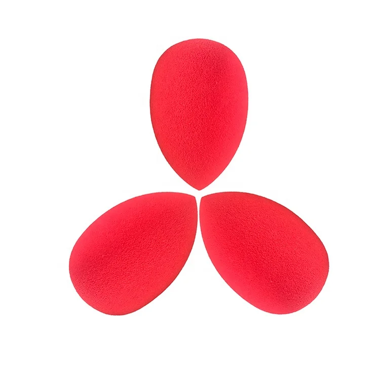 Factory Wholesale High Quality Soft Teardrop Non-latex Facial Foundation Make up Blending Beauty Sponge Blender