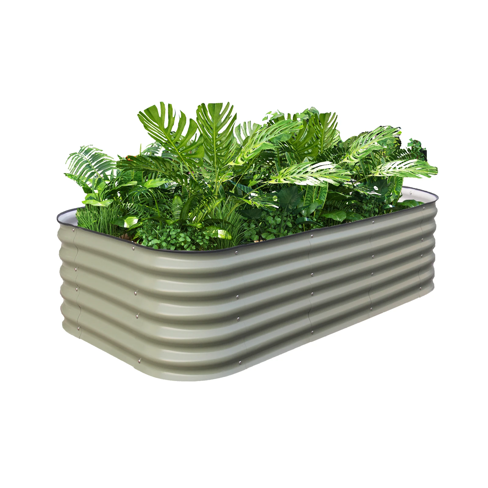 Aluzinc Raised Garden Bed Planter Box Galvanized Steel Outdoor Planters