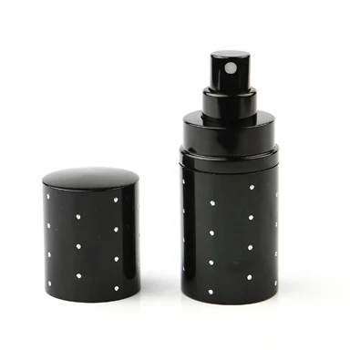 
portable travel refillable cosmetic aluminium spray bottle empty perfume atomizer 