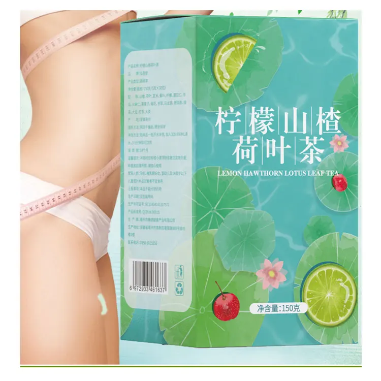 Herb Lose Weight Tea Mixed Tea Bag Slimming Detox Lemon Hawthorn Lotus Leaves Tea