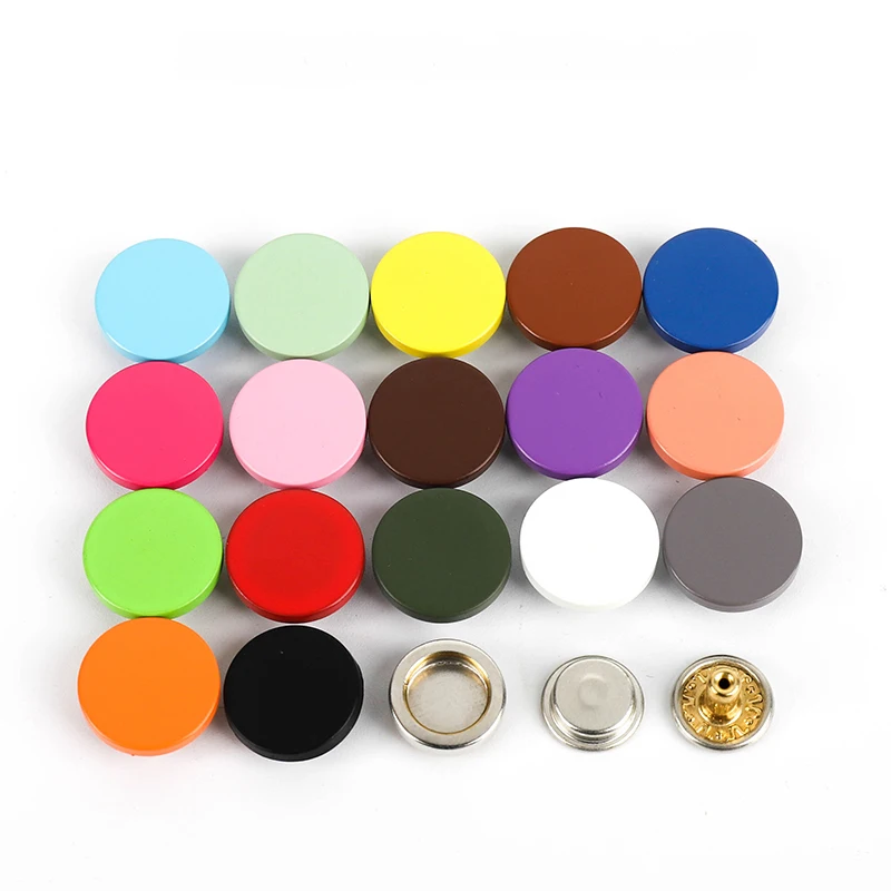 Free Sample Can be customized Shirt jacket clothing placket and cuff small Rivet Buttons snap fastener snap buttons for garment