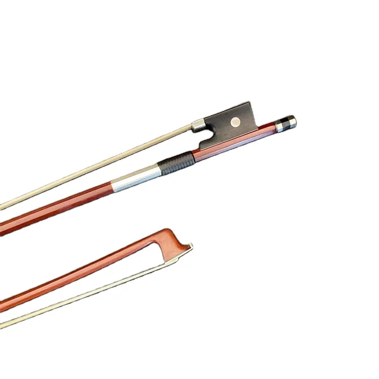 Hot selling high quality octagonal shape brazil wooden pearl eye violin bow