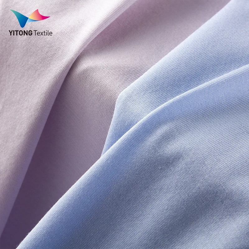 High Quality 40S/1 Mercerized Cotton Jersey Fabric 50% Cotton 50% Modal Fabric for Tshirt Clothing