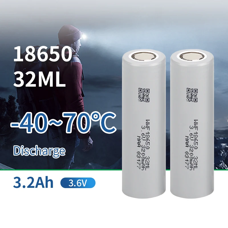 Factory direct sales 18650 battery 3200 mAh 2600 mAh 2000 mAh 1500 mAh 3.6V low temperature lithium battery