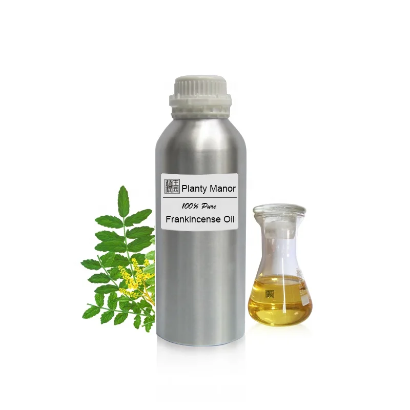 Jiangxi Planty Manor Frankincense Essential Oil Myrrh Oil Liquid Anti-aging Skin Revitalizer Food Grade Frankincense Resin Sweet