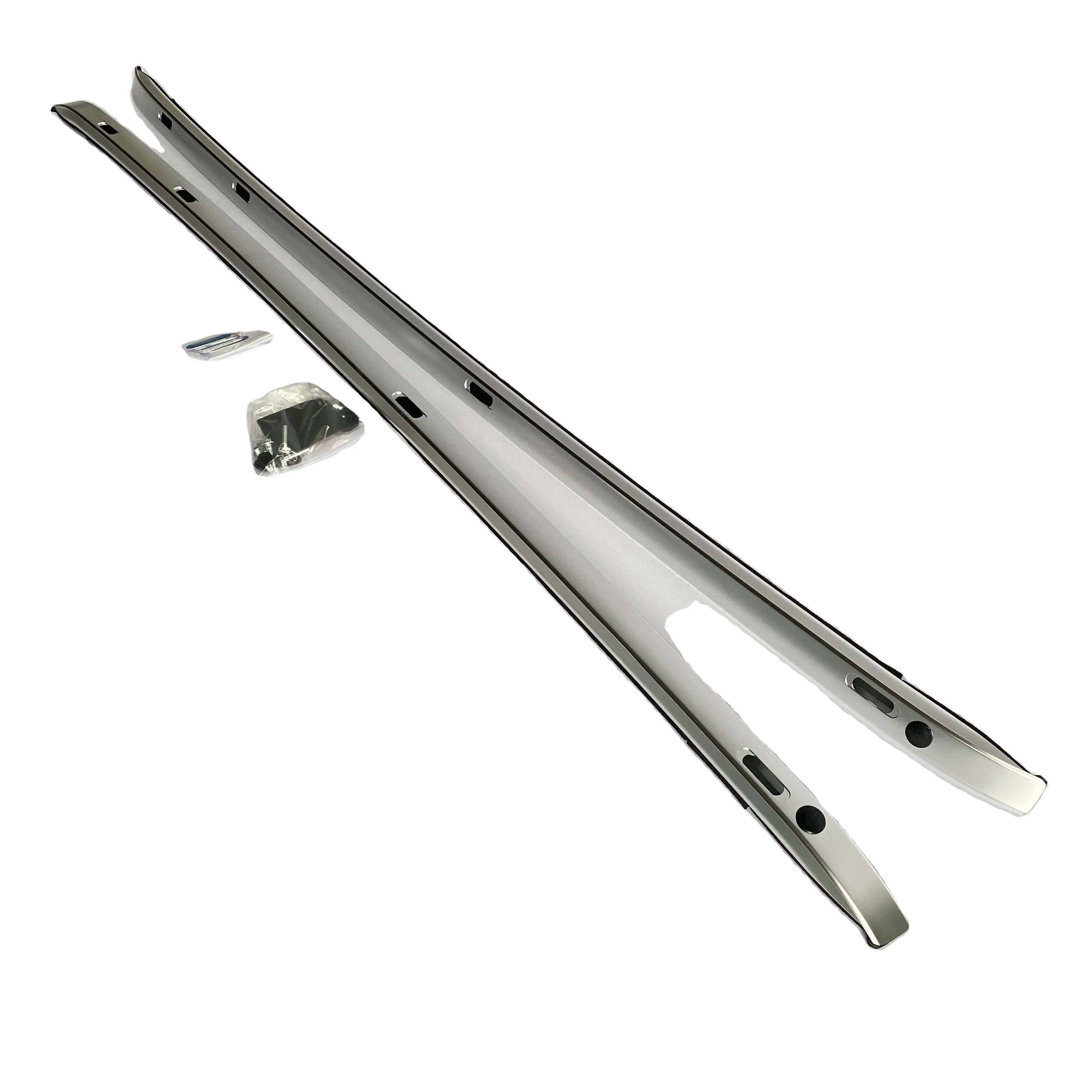 Euro version roof rack luggage side rail set cargo roof rail for Land Cruiser LC200