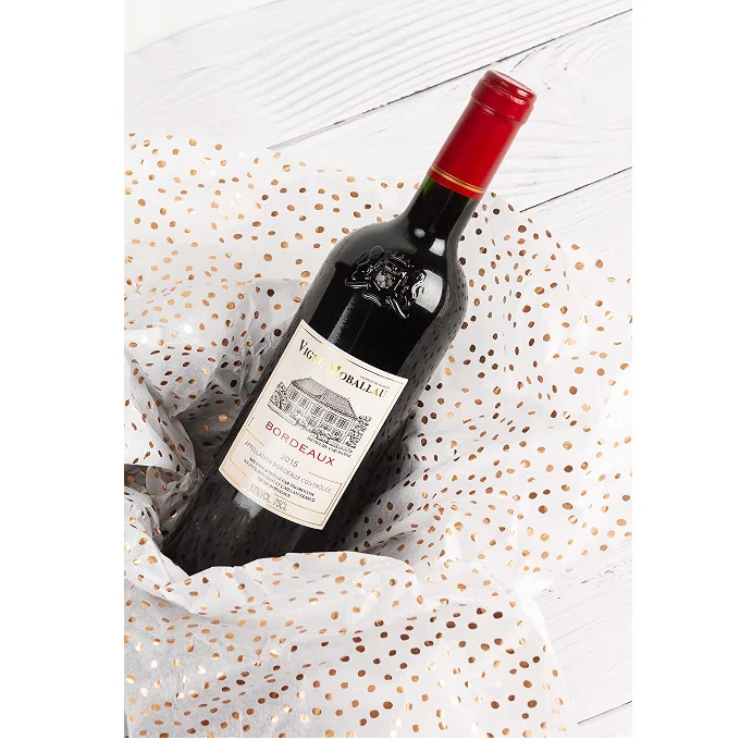 17gsm 22 gsm 31gsm Custom Printed Colored Acid Free Wrapping Tissue Paper For Clothes Flower Wine Tissue Paper for Packaging