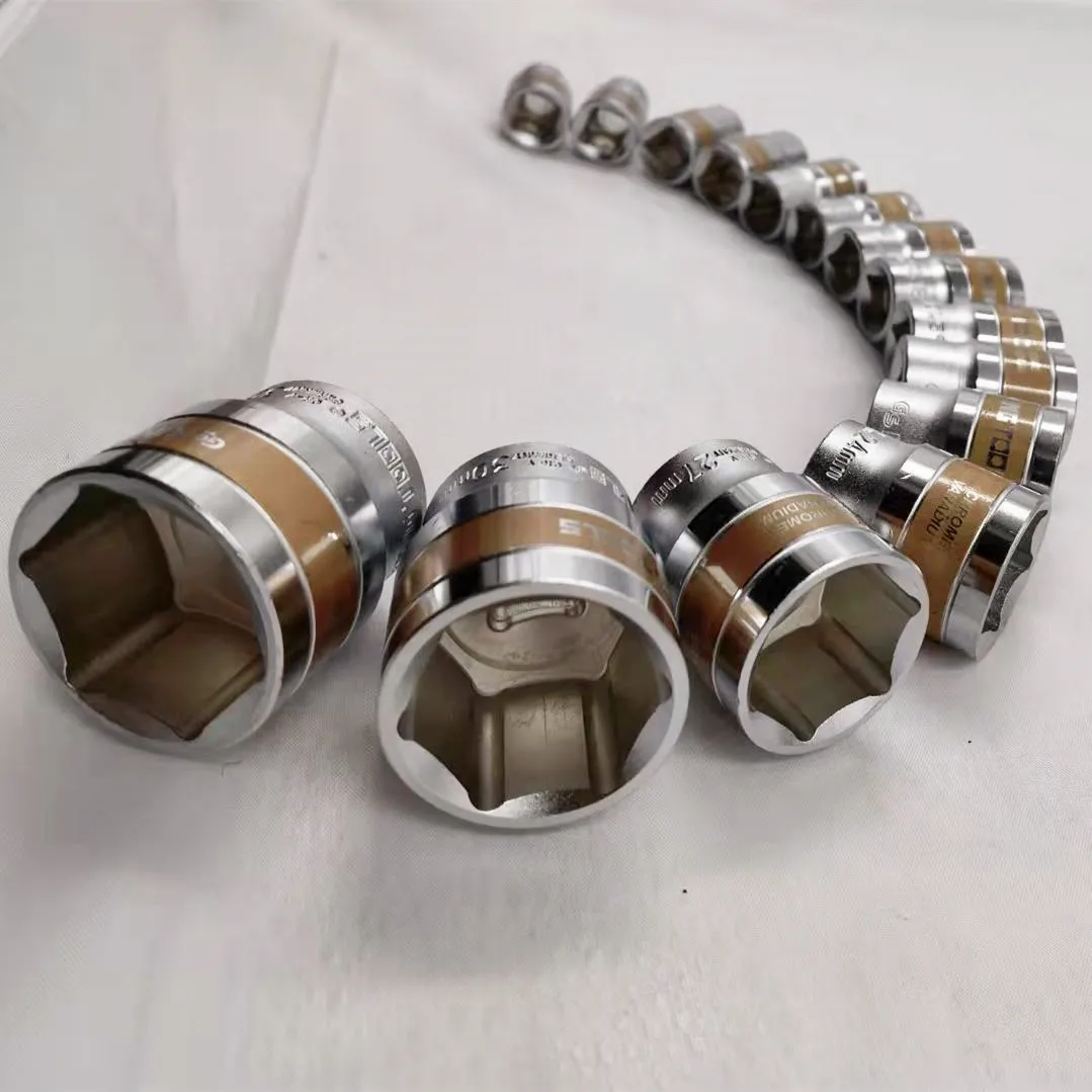 Самые популярные хром-ванадиевая Сталь Ручной инструмент универсальная трещетка 1 2 дюйма ударные головки для шлица «звездочка» Набор торцевых гаечных ключей