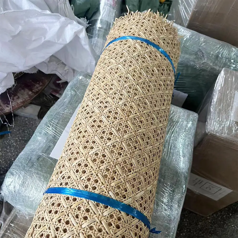 Fashionable Natural Rattan Mixed Weave Cane Webbing Roll