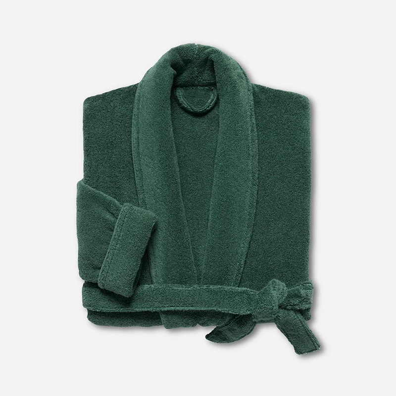 Luxury Bademantel Ultra Plush SPA Robe Cotton Tie Closure Cozy Bathrobes Filles Robes Women