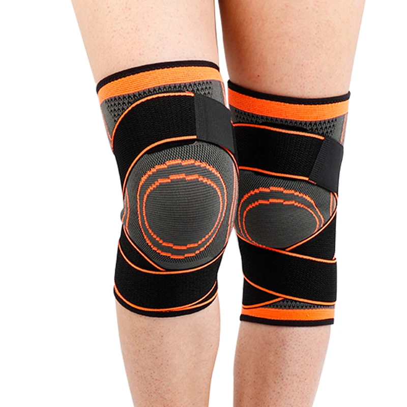 Nylon Sport Knee Pads Compression Sleeve Brace Custom Knee Support Wrestling Knee Pad