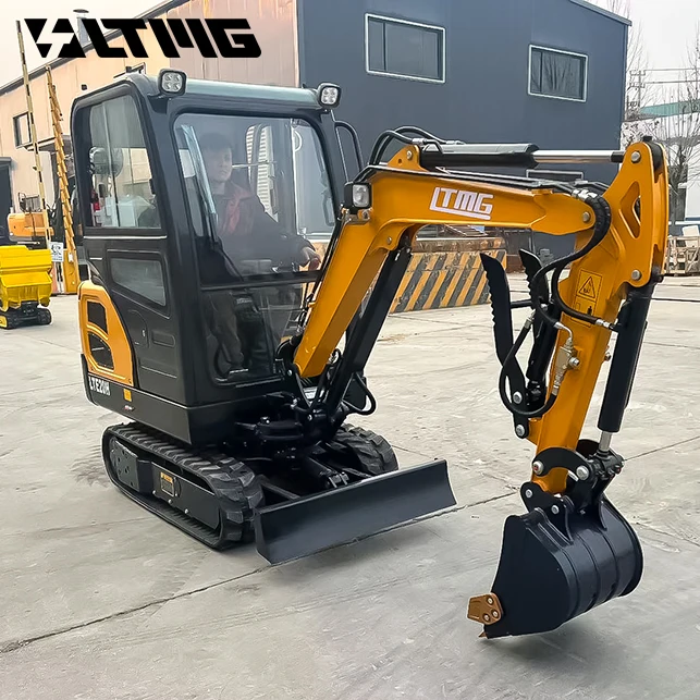 LTMG Hydraulic Mini Excavator Machine Kubota 1.5 1.8 2 2.5 Ton Small Crawler Construction Home Use Farms Competitive Priced