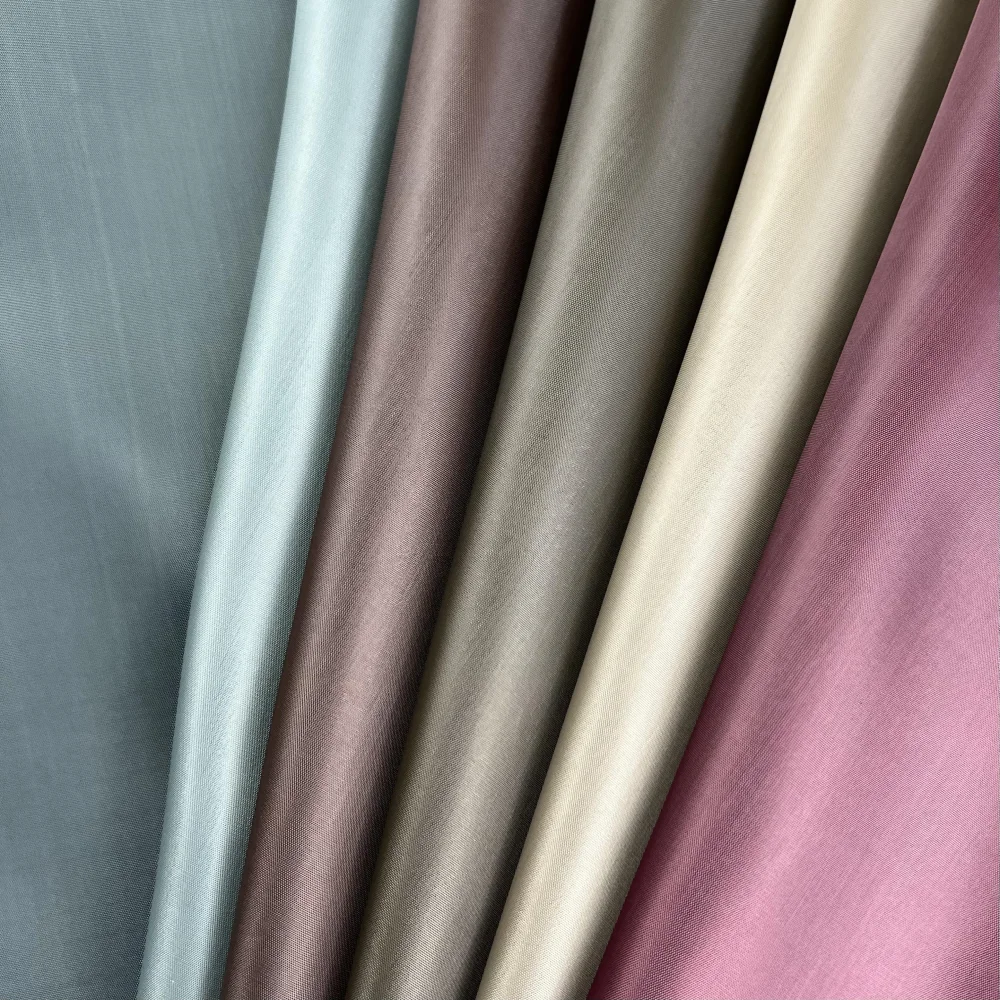 High quality 170t 190t 210t polyester taffeta fabric recycled supplier with pvc coating coated for raincoat lining