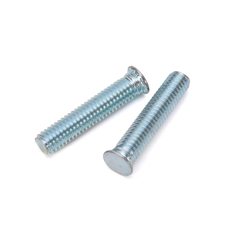 Blue white zinc self-locking bolt welding stud din 32501 welding studs for capacitor discharge welding