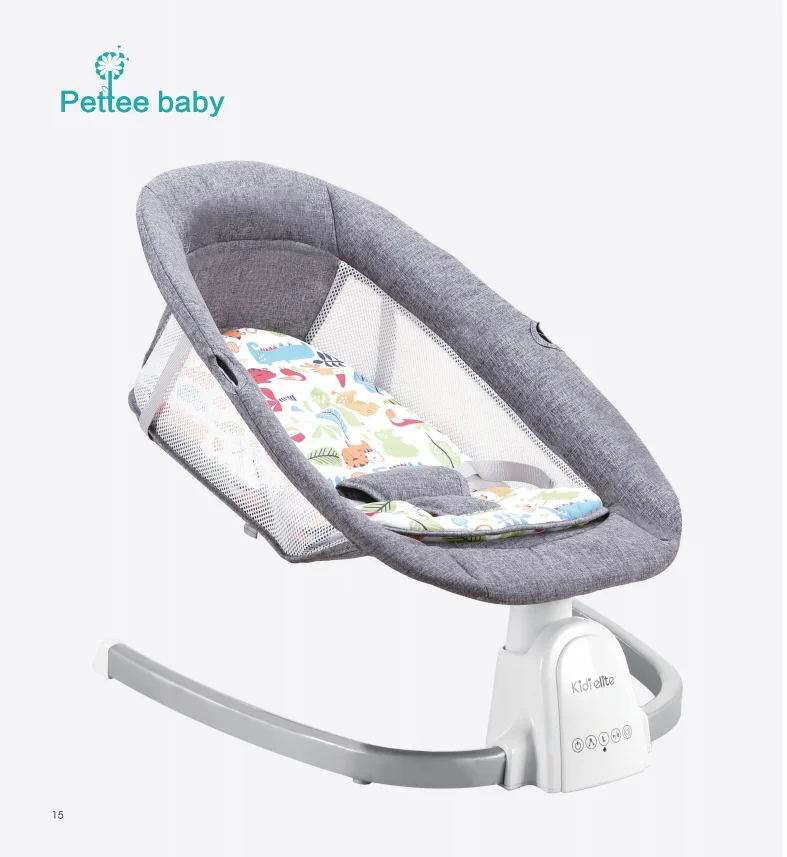 With 12 music, intelligent induction start-stop system, baby electric rocking chair