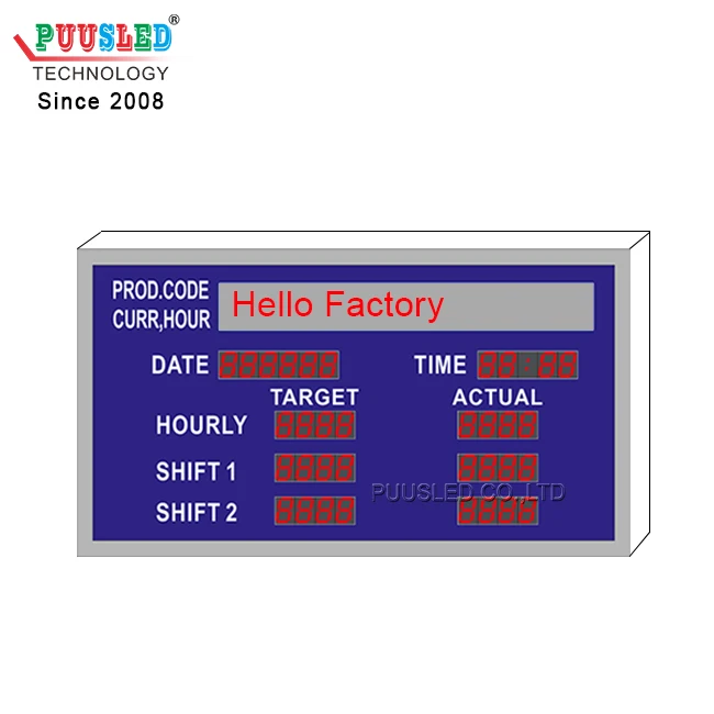 Indoor Red Digital Led Display LED Monitoring Display Board IR Control Display Screen Production Board