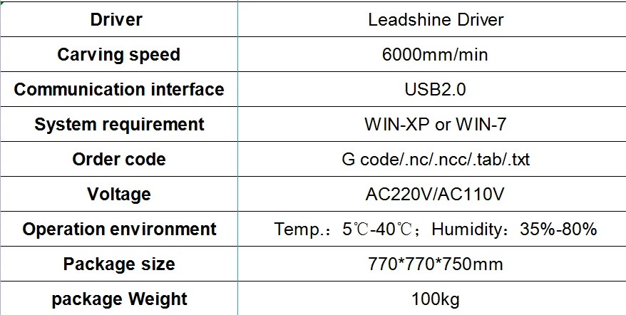 2.2KW three Axis 3030F 220V Router Engraving Machine Router CNC Engraver Machine