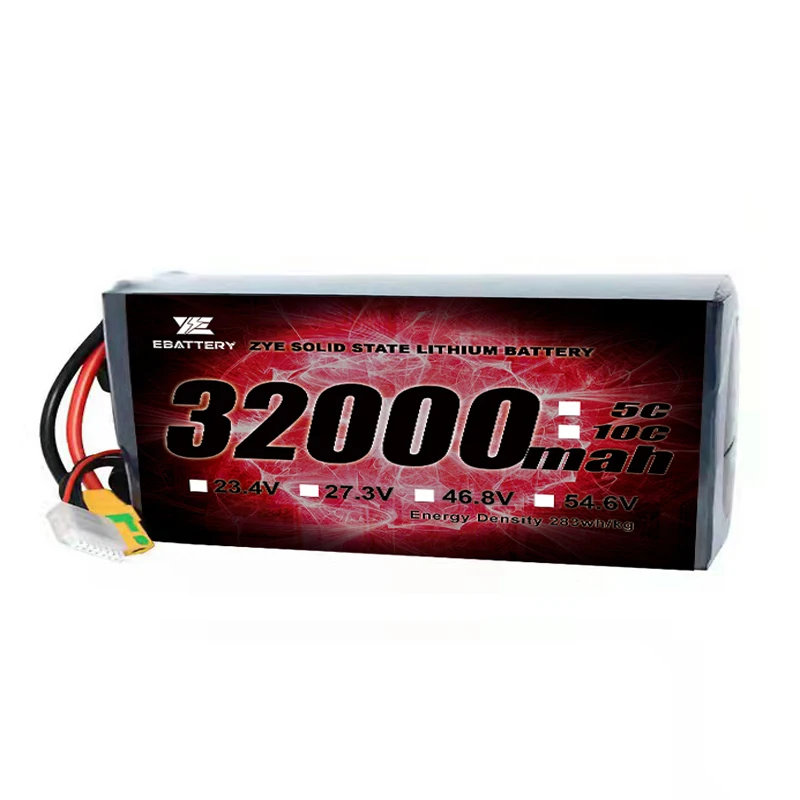 NMC811 32000 мАч 6S 22 2 V 23 7 12S перезаряжаемая твердотельная батарея Серии HV lipo батарейный блок