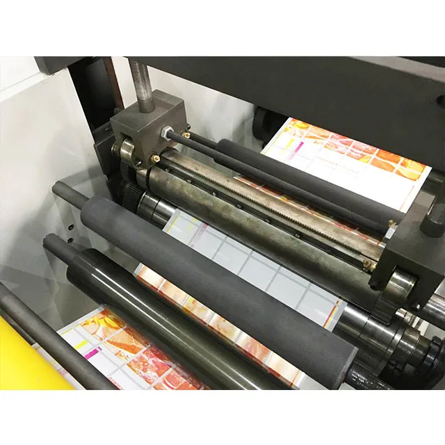 320mm Roll To Roll Self-Adhesive Paper Label Automatic High Speed Rotary Die Cutting Machine