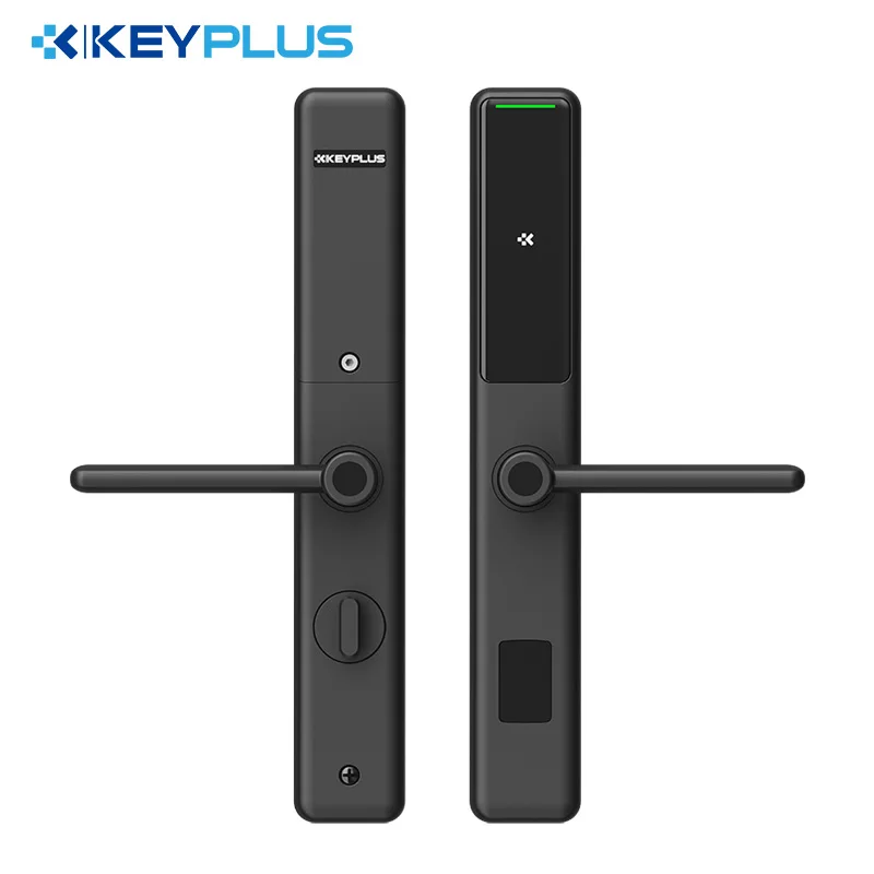 Top Security Five-bolt Mortise Anti-theft Web-free Stable System Key Card Unlock Smart Hotel Lock