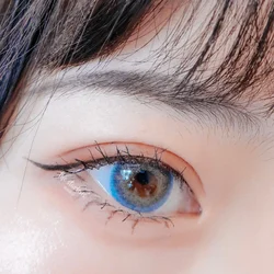prescription contact lenses moisture korean material wild cat blue