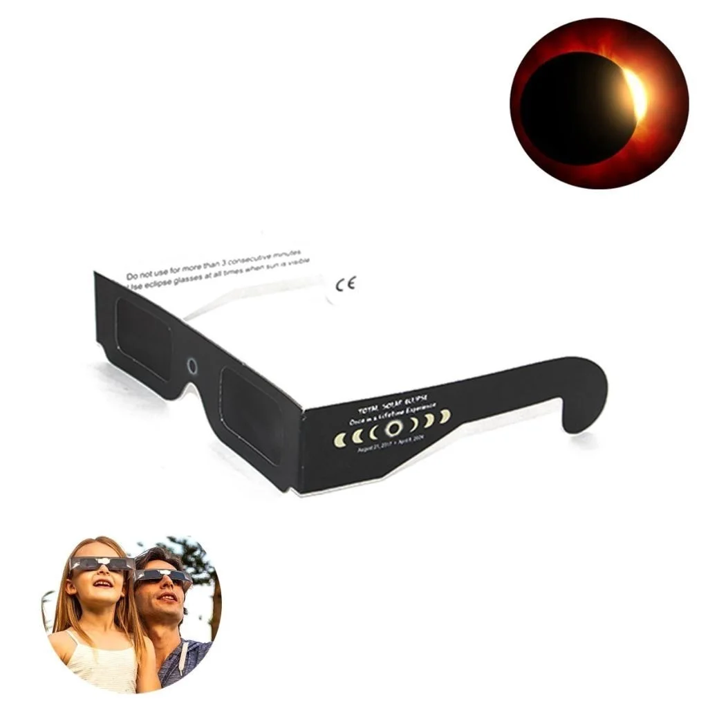 More Popular Wholesale Custom Printed  paper solar eclipse glasses 2020  in Chile