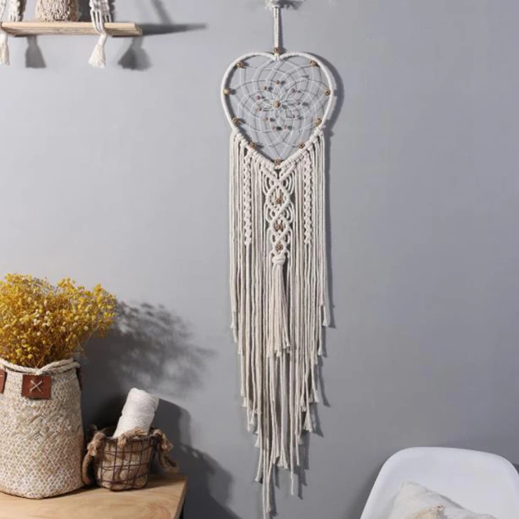 Wall Hanging Decoration Boho Macrame Dream Catcher Tapestry Home Decor Ramadan Owl Star Moon Ornaments for Baby Kid Room Nursery