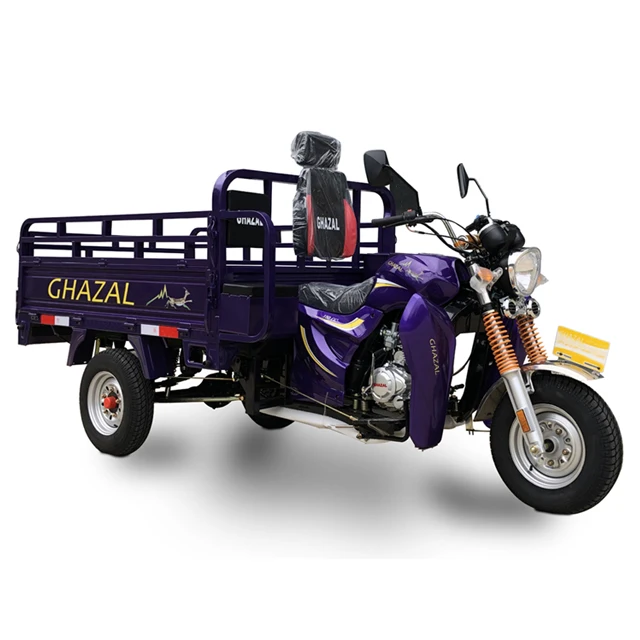 
Economic 150CC Gasoline Cargo Tricycle with MP3 and Side Seat 