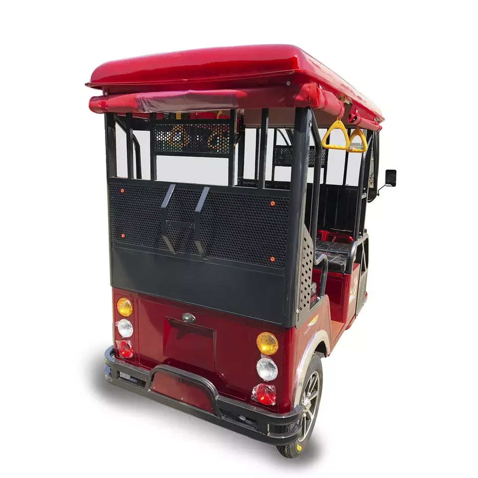 2024  Adult Tricycle 5 Passenger Electric Tricycles 3 Wheel Electric Cargo Tuk Tuk