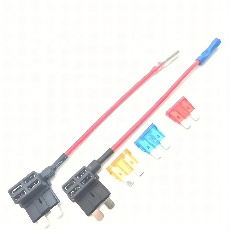 Factory Wholesale Holder 12V Car Add a circuit Auto Fuse TAP Adapter with 5A 10A 15A Mini Blade Fuse