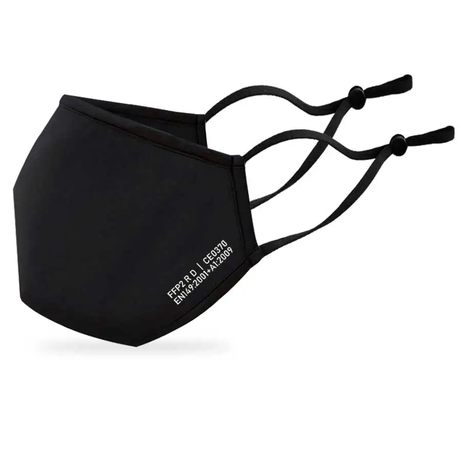 
100% cotton fabric for face mask protective children mouth mask protective ffp2 facemask ce en149 4 layer face mask earloop 