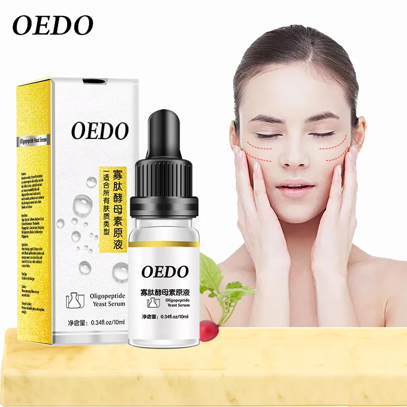 OEDO Oligopeptide Yeast Serum Anti-aging Face Serum Skin Care Anti Wrinkle Moisturizing Whitening Face Cream 100% Plant