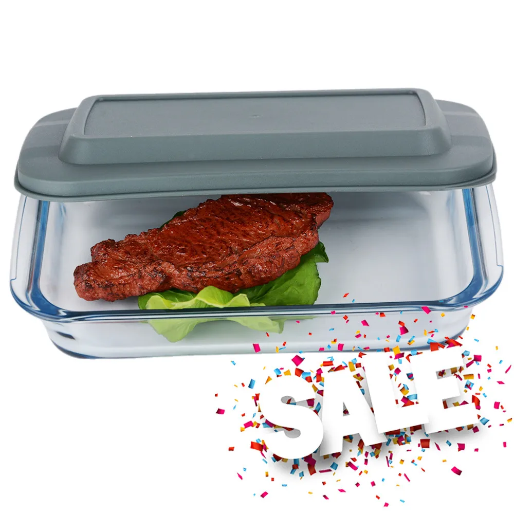 
China factory professional burger baking tray microwave oven use cupcake and cookie sheet baking tray with lid 