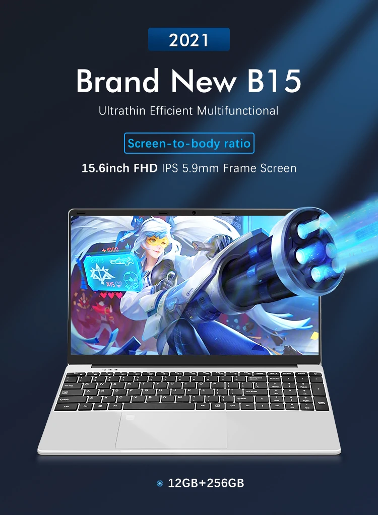 VGKE Hot Sale Oem 1920x1080 Ssd 4gb 8gb 500gb/1tb 15.6 Inch Lap Top Laptop Computers With Core I3/i5/i7