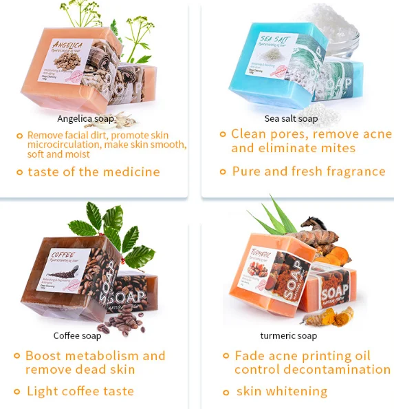 Free sample Brightening oil-removing ref reshing cleansing bathing soap