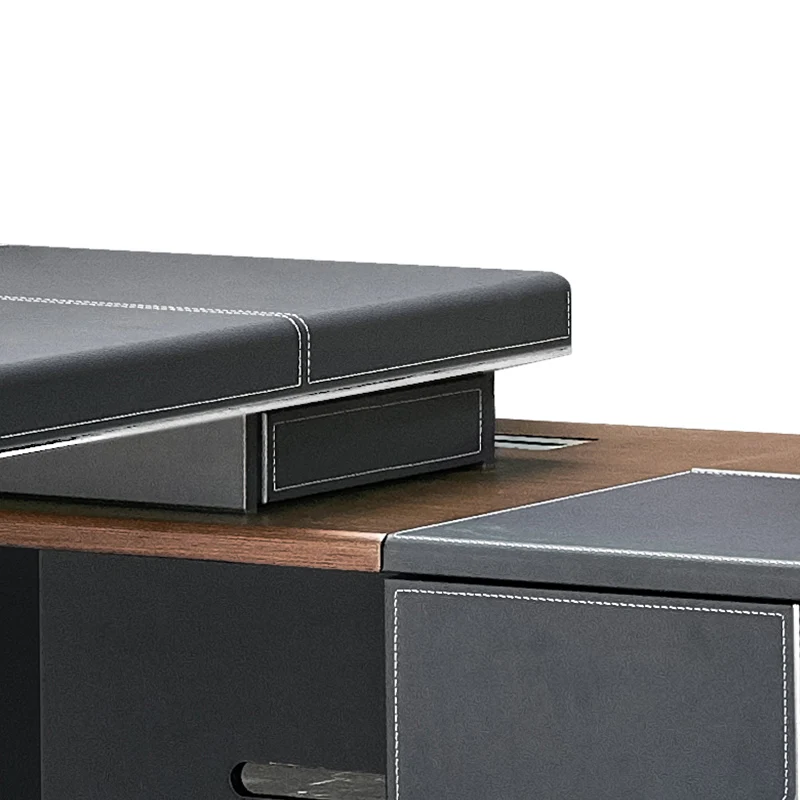 Unique Design luxury boss design office furniture wooden W68 office furniture oem table mesa de oficina de madera