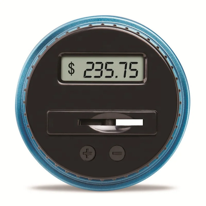 Electronic counting coin saving pot Large Money Boxes Digital Counting Led Showing Money Jar piggy bank